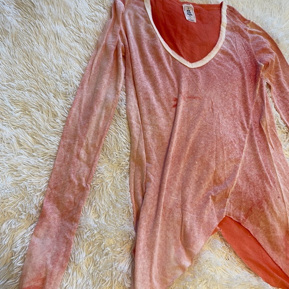 FREE PEOPLE WE THE FREE LONG BEACH TEE TUNIC TOP - Picture 8 of 12